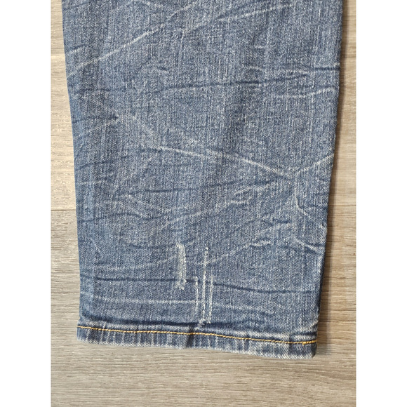 ZANA DI Jeans Womens 22W Blue Tapered Embroidery Embellished Studs Accents - Picture 8 of 10